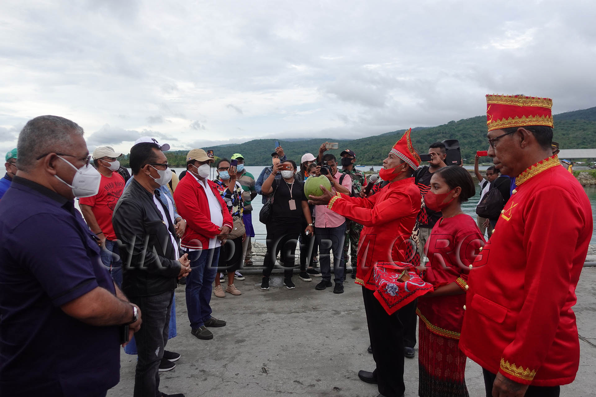 Hadiri Sidang MPL Sinode GPM, Wagub tiba di Pelabuhan Elat